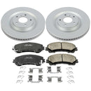 PowerStop Genuine Geomet Coated Rotor and Low-Dust Ceramic Brake Pad Kit