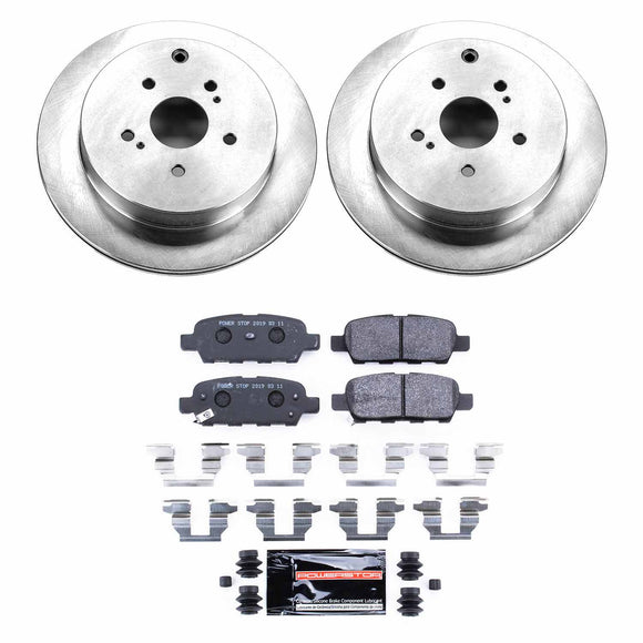 PowerStop Track Day Spec High-Performance Brake Pad and Rotor Kit