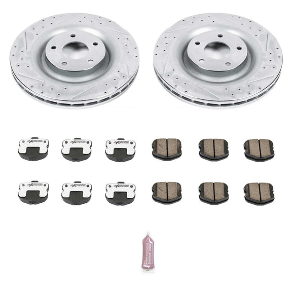 PowerStop Z26 Street Performance Ceramic Brake Pad and Drilled & Slotted Rotor K