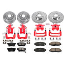 PowerStop Z23 Daily Driver Carbon-Fiber Ceramic Pads Drilled & Slotted Rotor & C