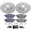 PowerStop Z23 Daily Driver Carbon-Fiber Ceramic Brake Pad and Drilled & Slotted