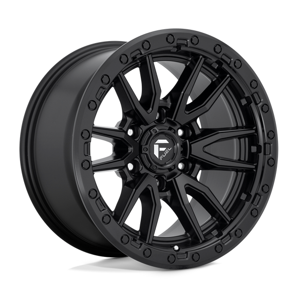 18x9 Fuel Off-Road D679 Rebel Matte Black 5x139.7 ET1 CB78.1 Wheel Rim