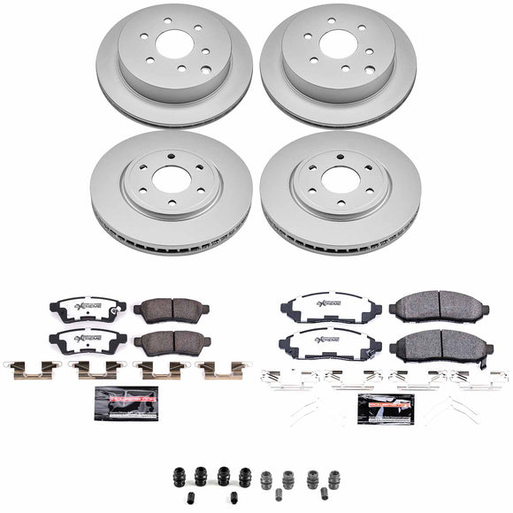 Z36 Truck & Tow Premium Carbon-Fiber Ceramic Brake Pad and Fully Coated Rotor Ki