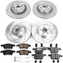 PowerStop Z23 Daily Driver Carbon-Fiber Ceramic Brake Pad and Drilled & Slotted