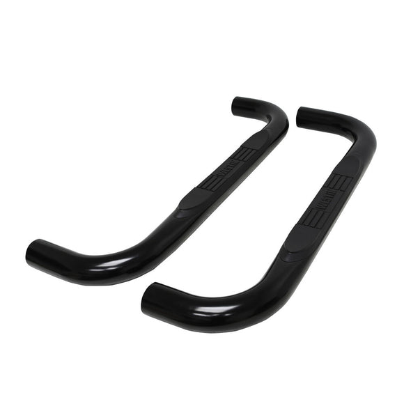 Westin E-Series 3 Nerf Step Bars Powder Coated Black Steel 23-4115