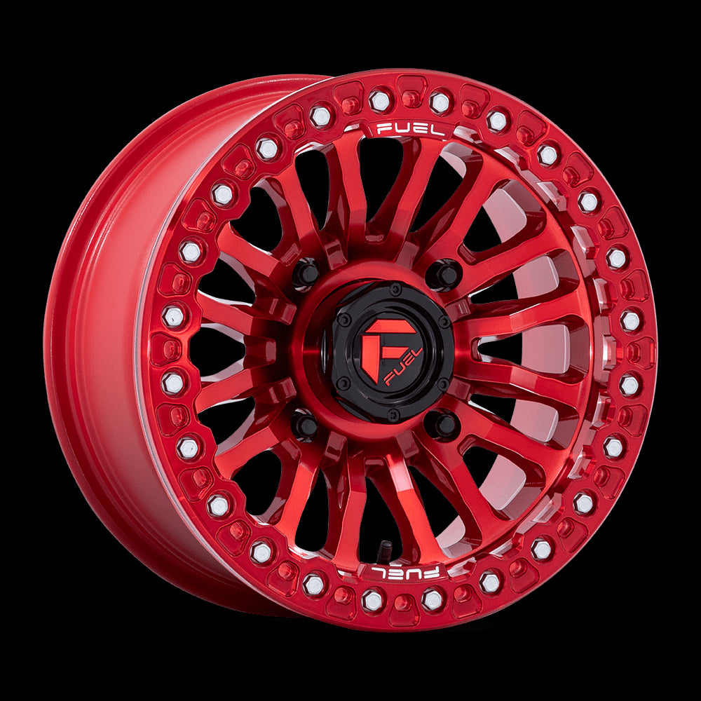 15X7 Fuel UTV FV125 Rincon UTV Beadlock Candy Red 4X156 ET10 Wheel Rim ...