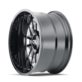20x10 Cali Off-Road Summit Gloss Black Milled 8x180 ET-25 CB124.1 Wheel Rim