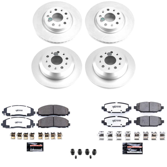 Z36 Truck & Tow Premium Carbon-Fiber Ceramic Brake Pad and Fully Coated Rotor Ki