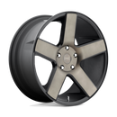 24x10 DUB Baller DC Black & Machined Wheel/Rim 5x115 5-115 24-10-2