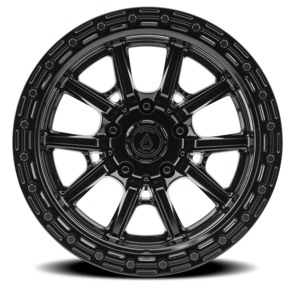 17x9 Arena Wheel Trek Glossy Black Wheel 5x127 ET1 CB71.5