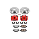 PowerStop Z36 Truck and SUV Ceramic Brake Pad, Drilled & Slotted Rotor, and Cali