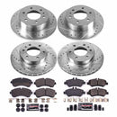 PowerStop Z23 Daily Driver Carbon-Fiber Ceramic Brake Pad and Drilled & Slotted