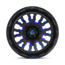 20x9 Fuel Off-Road D645 Stroke Gloss Black Blue Tinted Clear 6x120 ET20 Wheel