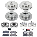 PowerStop OE Stock Replacement Low-Dust Ceramic Brake Pad, Rotor and Caliper Kit