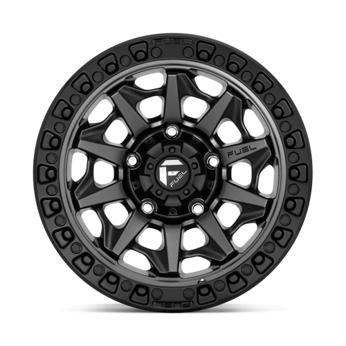 20x10 Fuel Off-Road D716 Covert Matte Gun Metal Black Ring 8x180 ET-18 Wheel