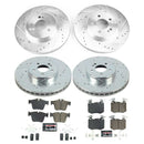 PowerStop Z23 Daily Driver Carbon-Fiber Ceramic Brake Pad and Drilled & Slotted