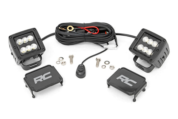 Rough Country Black Series LED 2" Pair Flood
