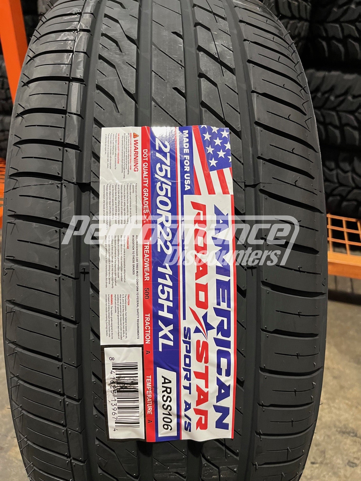 American Roadstar Sport AS Tire(s) 275/50R22 115H XL BSW 275 50 22 2755022