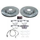 PowerStop Z36 Carbon-Fiber Ceramic Brake Pad with Drilled and Slotted Rotor Kit