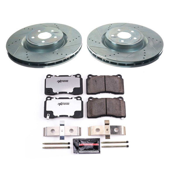 PowerStop Z26 Street Performance Ceramic Brake Pad and Drilled & Slotted Rotor K