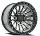 17x9 Arena Wheel Mesa Satin Gun Metal Center Satin Black Lip 6x135 ET0 CB87.12