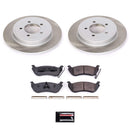 PowerStop Semi-Coated Rotor and Low-Dust Ceramic Brake Pad Kit