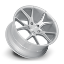 20x10 Dolce Performance MONZA Gloss Silver Machined Face 5x114.3 ET40 CB73.1