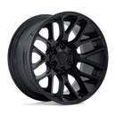 20x10 Moto Metal MO816 Overlook Blackout 5x114.3 ET-18 CB78.1 Wheel Rim