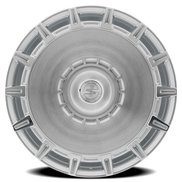22x10.5 Select Precision Alloys Apollo Silver Brushed 5x112 ET38 Wheel