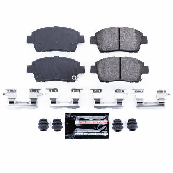 PowerStop Z23 Evolution Sport Carbon-Fiber Brake Pads With Hardware