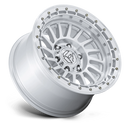 17x9 Fuel Off-Road FC897 Havoc Gloss Silver With Machined Face 5x127 ET-12 Wheel