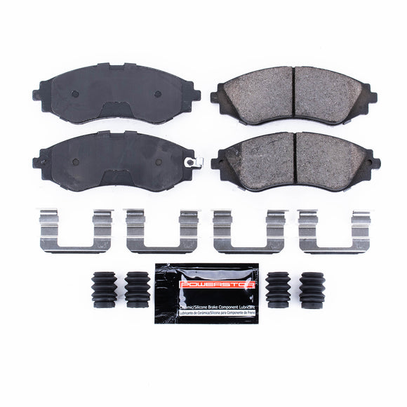 PowerStop Z23 Evolution Sport Carbon-Fiber Brake Pads With Hardware