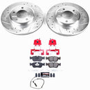 PowerStop Z23 Daily Driver Carbon-Fiber Ceramic Pads Drilled & Slotted Rotor & C