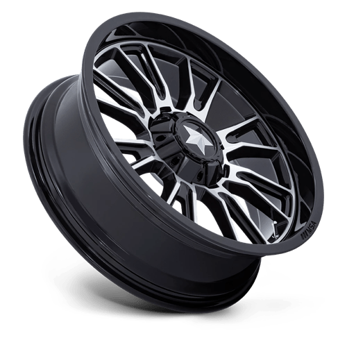 14X7 MSA OFFROAD WHEELS M51 Thunderlips Gloss Black 4x137 ET10 Wheel Rim