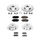 PowerStop Z23 Daily Driver Carbon-Fiber Ceramic Brake Pad and Drilled & Slotted