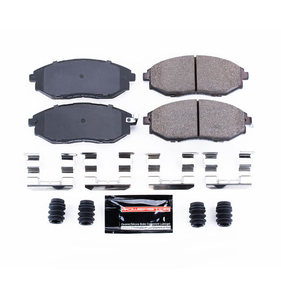 PowerStop Z23 Evolution Sport Carbon-Fiber Brake Pads With Hardware