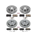 PowerStop OE Stock Replacement Low-Dust Ceramic Brake Pad and Rotor Kit