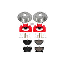 PowerStop Z23 Daily Driver Carbon-Fiber Ceramic Pads Drilled & Slotted Rotor & C