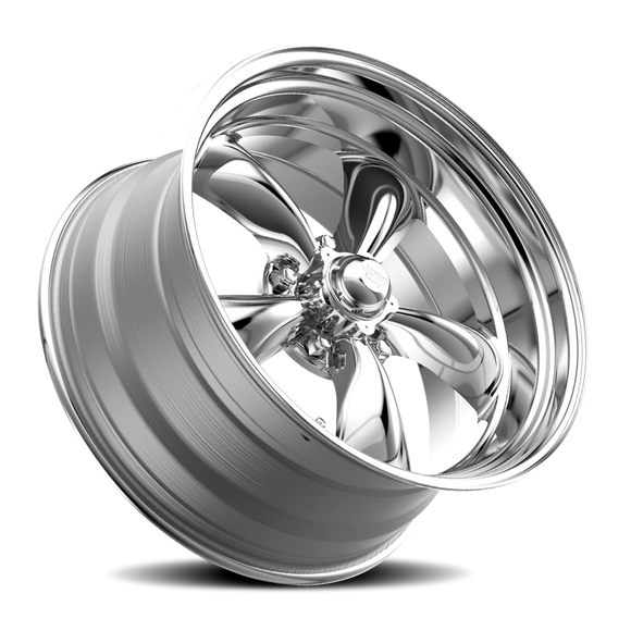 16x8 American Racing Torq Thrust II 1 Pc Polished Wheel 5x120.7 16-8 ET8