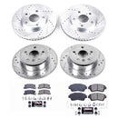 PowerStop Z23 Daily Driver Carbon-Fiber Ceramic Brake Pad and Drilled & Slotted
