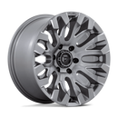 18x9 Fuel Off-Road D830 Quake Gray 6x135 ET1 CB87.1 Wheel Rim