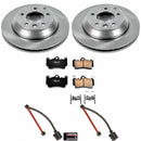 PowerStop OE Stock Replacement Low-Dust Ceramic Brake Pad and Rotor Kit
