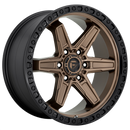 17X9 Fuel D699 KICKER Matte Bronze Black Bead Ring 6X139.7 ET1 wheel/rim