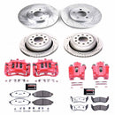 PowerStop Z26 Street Performance Ceramic Brake Pad, Drilled Slotted Rotor, and C