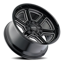 20x10 Mayhem 8117 Hermosa Black Milled 6x135 6x139.7 6x5.5 ET-25 Wheel Rim