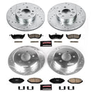 PowerStop Z23 Daily Driver Carbon-Fiber Ceramic Brake Pad and Drilled & Slotted