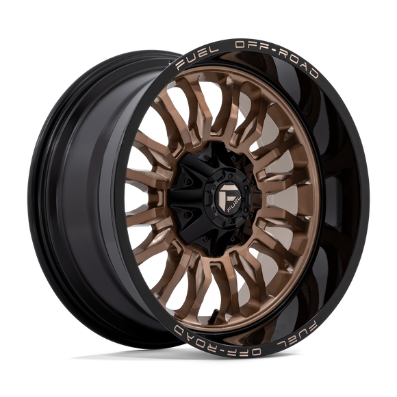 20x10 Fuel Off-Road D797 Arc Platinum Bronze with Black Lip 6x135 ET-18 Wheel