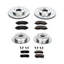 PowerStop Z23 Daily Driver Carbon-Fiber Ceramic Brake Pad and Drilled & Slotted