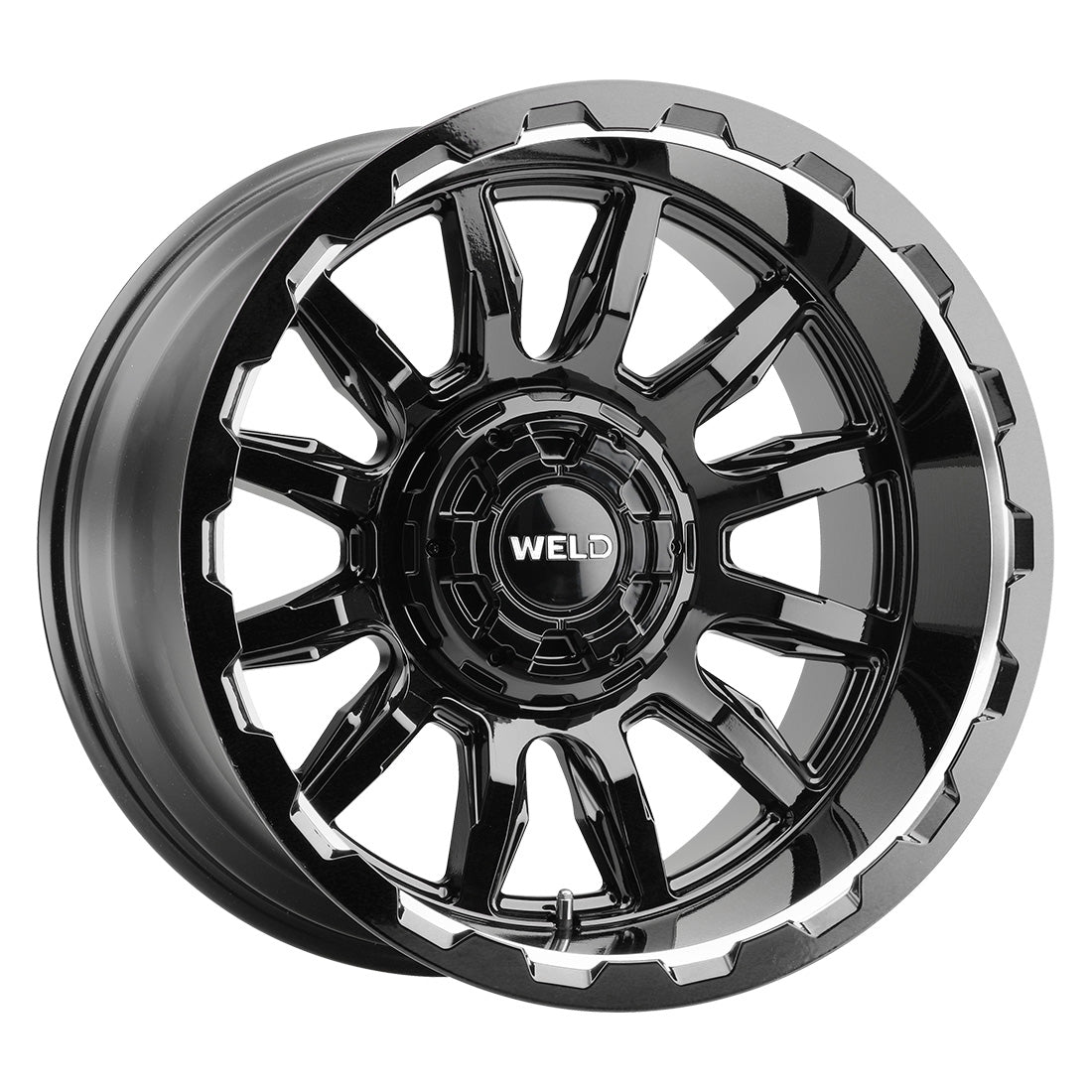 20x10 WELD Off-Road Gauntlet Black Mill 5x139.7 5x150 5x5.5 ET-19 Wheel