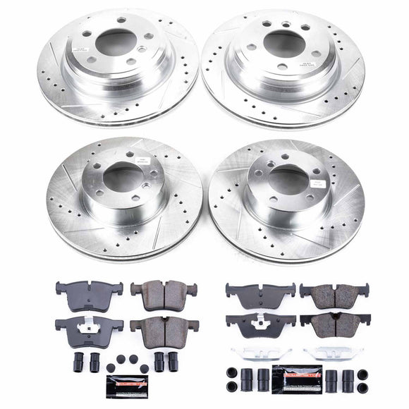 PowerStop Z23 Daily Driver Carbon-Fiber Ceramic Brake Pad and Drilled & Slotted